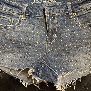 Aeropostale size 4 studded shorts